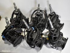 6x Desisti Magis model 300 650W studio lights with spigot pin for a light truss system
