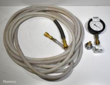 Vacuum pressure testing kit - 0-1 Bar (0-30 In Hg)