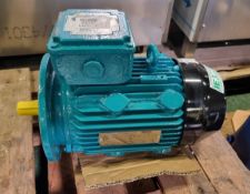 Brook Crompton WP-DF90LWX-D-IE3 1.5kW 3 phase electric motor - W 250 x D 390 x H 320mm - 34kg