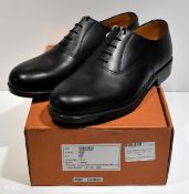 4x Mens leather working shoe without toe cap - Size 11.5L