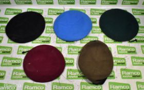 218x British Forces berets - mixed types - mixed sizes