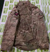 Various types of ex-military camo clothing - may include accessories - 192kg – may require repair