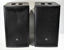 2x KV2 EX6 Full range module 200W extreme resolution speakers with mount bracket, cable and bag
