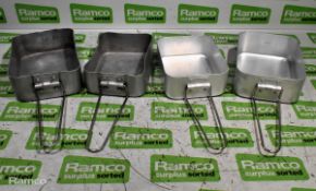 35x British Army pan mess tins
