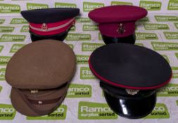 50x British Forces caps - various divisions - mixed sizes