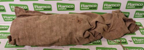 Various hessian empty sand bags - 120kg