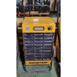 Master DH 62DV heavy duty mobile dehumidifier - Serial No: 98636002051 - running hours: 6059 - 110V