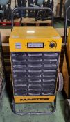 Master DH 62DV heavy duty mobile dehumidifier - Serial No: 98636002051 - running hours: 6059 - 110V