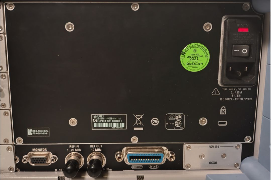 Rohde & Schwarz ESRP emi test receiver with front cover - 10Hz... 3.6GHz - W 470 x D 390 x H 370mm - Image 11 of 11