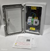 Matt:e IP-EVCP-RC80 single phase EV voltage monitoring and protection unit - W 200 x D 130 x H 300mm