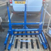 Weber UK LTD WTA500 500kg capacity hydraulic wheel trolley - W 1240 x D 1170 x H 1120mm - 109kg