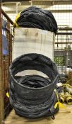 Flexible ducting - 3x ribbed PVC style ducting, 2x flexible aluminium ducting