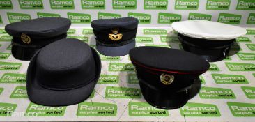 60x British Forces caps - various divisions - mixed sizes