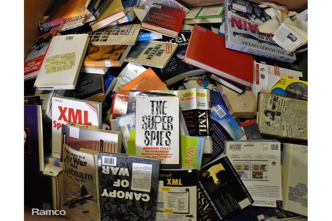 Pallet of mixed genre books - approx. weight: 290kg - Image 1 of 5