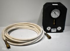 Vacuum pressure testing kit - 0-1 Bar (0-30 In Hg)