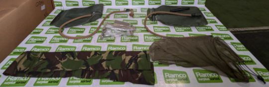 Various types of ex-military hardware and accessories - 94kg – may require repair / be incomplete