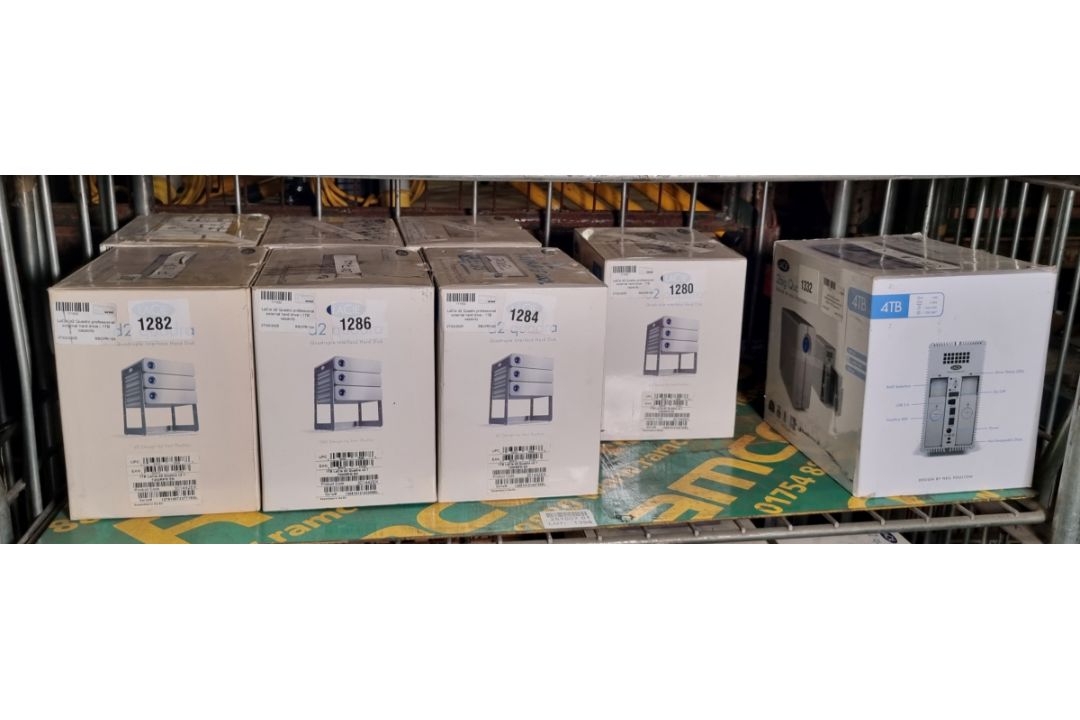 7x Lacie d2 Quadra EXT HDDs - 1TB & Lacie 2big Quadra EXT HDDs - 4TB - Image 1 of 6