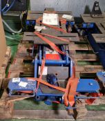 1000kg floor type transmission jack - L 1280 x W 600 x 780mm