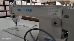 Braithwaite Highlead GC1088-M single needle high speed industrial sewing machine with table