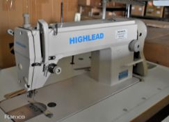 Braithwaite Highlead GC1088-M single needle high speed industrial sewing machine with table