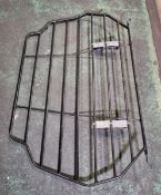 Black metal internal vehicle guard (Volvo) - W 1210 x D 100 x H 770mm