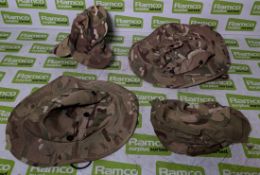 125x British Army MTP mixed hats - cold weather, tropical and combat - mixed sizes