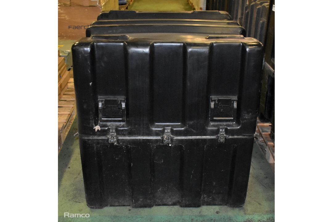 Hardigg single lid flight case - SOME LATCHES ARE DAMAGED - W 1020 x D 930 x H 990mm - 47kg - Image 1 of 5