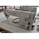 Braithwaite Highlead GC1088-M single needle high speed industrial sewing machine with table