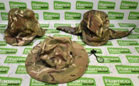 210x British Army MTP mixed hats - cold weather, tropical and combat -mixed sizes