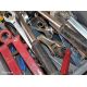Tray of mixed hand tools - spanners, adjustable spanners, screwdrivers, snips, socket bits and ruler - Image 3 of 3