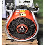 Leader Group petrol driven fan with Briggs & Stratton 118432 6HP motor