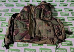 21x British Army DPM combat vests - mixed sizes - no filler