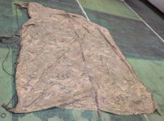 Various types of ex-military camo clothing - may include accessories - 211kg – may require repair