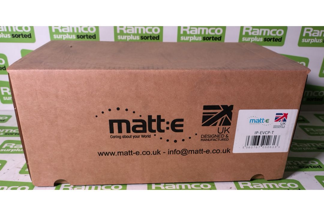 Matt:e IP-EVCP-T single phase EV voltage monitoring and protection unit - W 200 x D 130 x H 300mm - Image 7 of 7