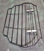 Black metal internal vehicle guard (Volvo) - W 1210 x D 100 x H 770mm