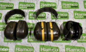 70x 3M Peltor ear defenders - mixed types