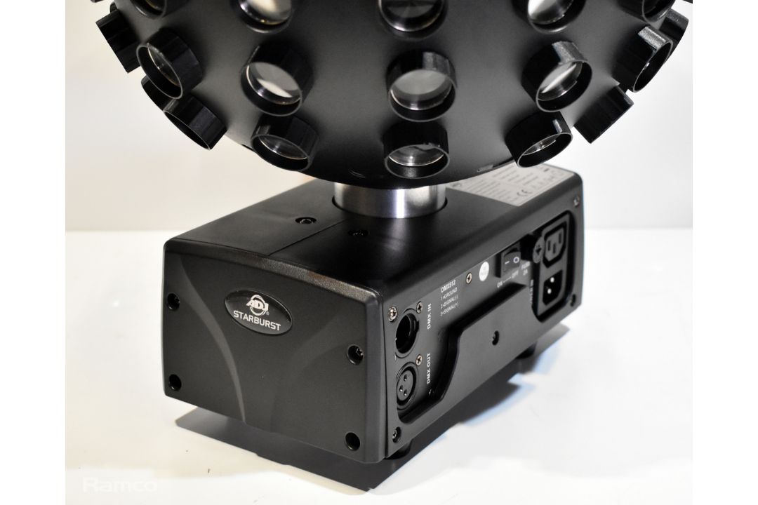 ADJ Starburst LED 12 DMX channel beam effect rotating light - W 318 x D 318 x H 412.5mm - Image 3 of 8