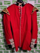 75x British Forces Tunics - Red - Mixed sizes