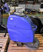 Numatic TTB 3450/100T walk behind floor scrubber / dryer - 400mm working width - MISSING SQUEEGEE