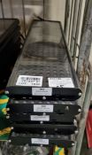 5x MCS Black Matrix LED message display units - W 585 x D 33 x H 150mm - SPARES and REPAIRS