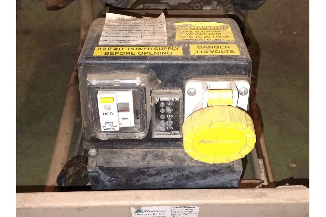 Sert 110V generator with Lombardini diesel engine and 3KVA alternator - W 660 x D 420 x H 580mm - Image 6 of 7