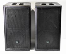 2x KV2 EX6 Full range module 200W extreme resolution speakers with mount bracket, cable and bag