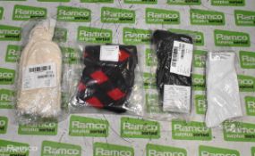 100x pairs of Various socks - mixed