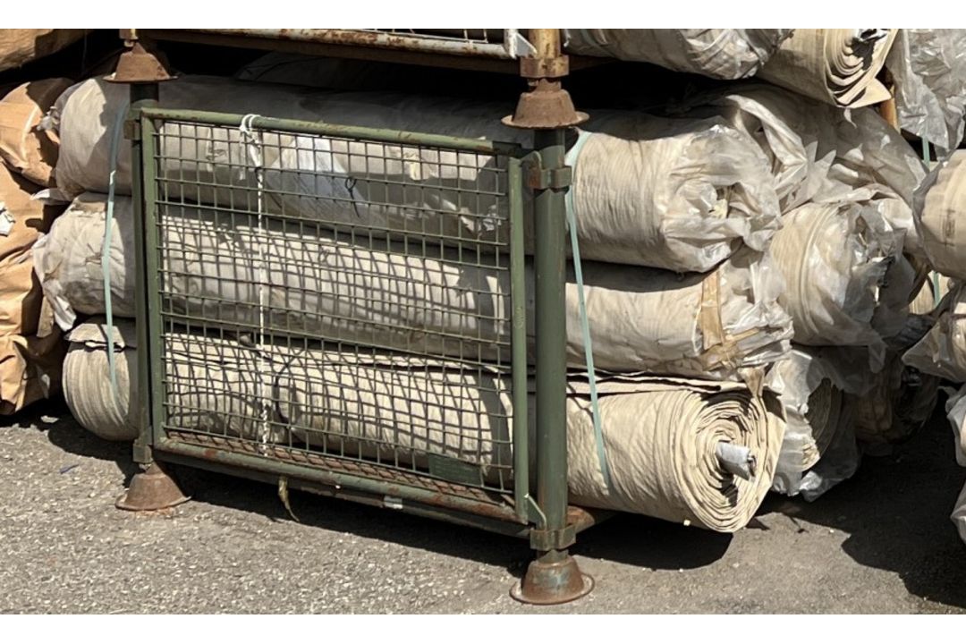 1x Roll of fibre reinforced tarpaulin - 4m wide x 50m long - 60kg - PLEASE NOTE - Stock images used - Image 1 of 4