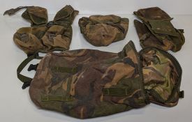 Various types of ex-military DPM accessories - 144kg – may require repair / be incomplete