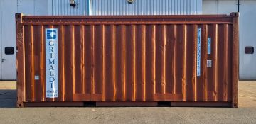 CIMC ICC-51GC-24G(B) Corten steel container - Serial no. GCNU-2009102 - W 2440 x D 6100 x H 2590mm