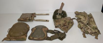 Various types of ex-military MTP accessories - 167kg – may require repair or be as spares