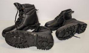 24x pairs of Steel Toe Cap Boots - paired