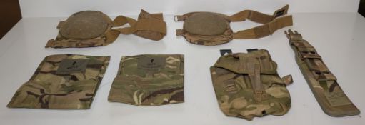 Various types of ex-military MTP accessories - 166kg – may require repair or be as spares