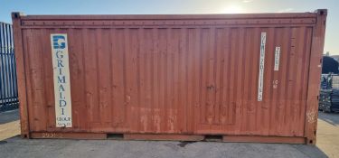 CIMC ICC-51GC-24G(B) Corten steel container - Serial no. GCNU-201162 - W 2440 x D 6100 x H 2590mm